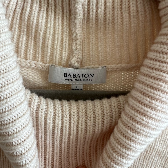 Babaton Light Brown Cashmere Sweater - L - Picture 4 of 9